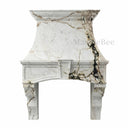 stone vent hood in Calacatta Monet - Image 2