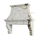 range hood stone in Calacatta Monet - Image 2