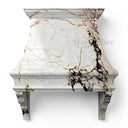 marble kitchen hood in Calacatta Monet - Image 4