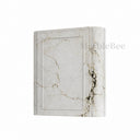 range hood stone in Calacatta Monet - Image 2