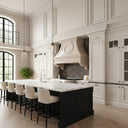 stone vent hood in Moonlight Beige Limestone - Image 1