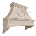 stone vent hood in Moonlight Beige Limestone - Image 2