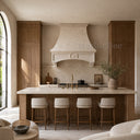 range hood stone in Moonlight Beige Limestone - Image 3