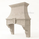 limestone kitchen hood in Moonlight Beige Limestone - Image 2