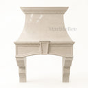 limestone kitchen hood in Moonlight Beige Limestone - Image 4