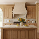 stone kitchen hood in Moonlight Beige Limestone - Image 1