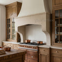 stone vent hood in Moonlight Beige Limestone - Image 3