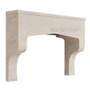 stone vent hood in Moonlight Beige Limestone - Image 2