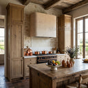 limestone range hood in Moonlight Beige Limestone - Image 3