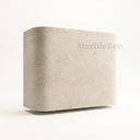 limestone range hood in Moonlight Beige Limestone - Image 5