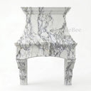 Marble range hood in Calacatta White Marble - Image 3
