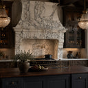 marble vent hood in Calacatta White Marble - Image 3