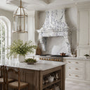 marble vent hood in Calacatta White Marble - Image 1