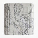 marble range hood in Calacatta White Marble - Image 3