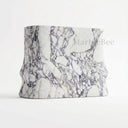 custom stone kitchen hoods in Calacatta White Marble - Image 3