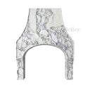 Natural Stone range hood in Calacatta White Marble - Image 3