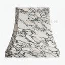 marble range hood in Calacatta White Marble - Image 3
