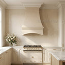 marble kitchen hood in Crema Marfil Premium - Image 3
