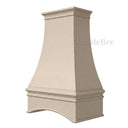 marble kitchen hood in Crema Marfil Premium - Image 5