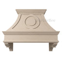 marble vent hood in Crema Marfil Premium - Image 2