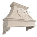 marble vent hood in Crema Marfil Premium - Image 4
