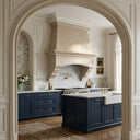 Natural Stone range hood in Crema Marfil Premium - Image 1