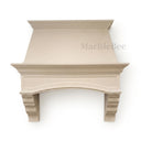 Natural Stone range hood in Crema Marfil Premium - Image 2