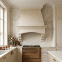 Natural Stone range hood in Crema Marfil Premium - Image 5
