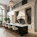 marble kitchen hood in Crema Marfil Premium - Image 7