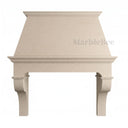 Natural Stone range hood in Crema Marfil Premium - Image 2