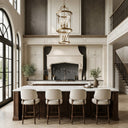 marble kitchen hood in Crema Marfil Premium - Image 1