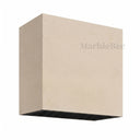 custom stone kitchen hoods in Crema Marfil Premium - Image 3