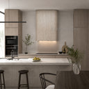 marble vent hood in Crema Marfil Premium - Image 4