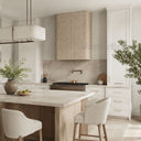 marble vent hood in Crema Marfil Premium - Image 5