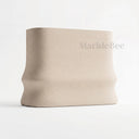 custom stone kitchen hoods in Crema Marfil Premium - Image 3