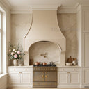 Natural Stone range hood in Crema Marfil Premium - Image 3