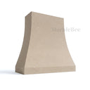 marble range hood in Crema Marfil Premium - Image 3