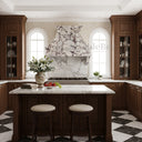 marble vent hood in Calacatta viola - Image 1