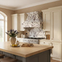 marble vent hood in Calacatta viola - Image 3
