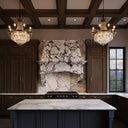 Natural Stone range hood in Calacatta viola - Image 1