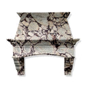 Natural Stone range hood in Calacatta viola - Image 4