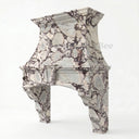 marble kitchen hood in Calacatta viola - Image 2