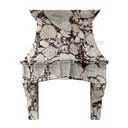 marble kitchen hood in Calacatta viola - Image 4