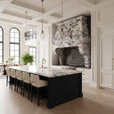 Natural Stone range hood in Calacatta viola - Image 3