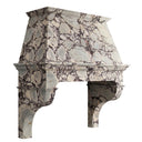 Natural Stone range hood in Calacatta viola - Image 2