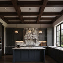 marble range hood in Calacatta viola - Image 1