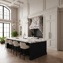 marble range hood in Calacatta viola - Image 3