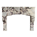 marble kitchen hood in Calacatta viola - Image 4