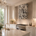 marble kitchen hood in Calacatta viola - Image 1