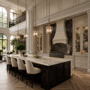 Natural Stone range hood in Massangis Clair Limestone - Image 3